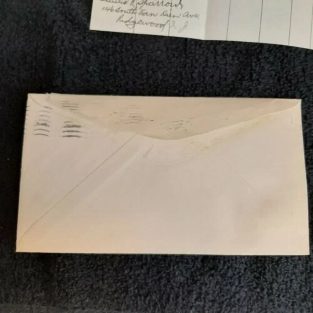Vtg 1932 NORWICH UNION FIRE INSURANCE Envelope Cover & Invoice Ephemera NJ
